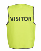 Hi Vis Safety Vest VISITOR – JB6HVS7