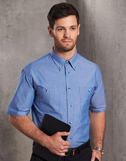 Men’s Chambray Short Sleeve – BS03S