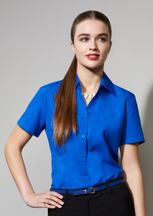 Ladies Plain Oasis Short Sleeve Shirt – LB3601