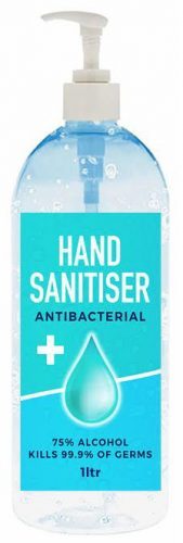 Promotional 1 Litre Hand Sanitiser Bottle – N1L