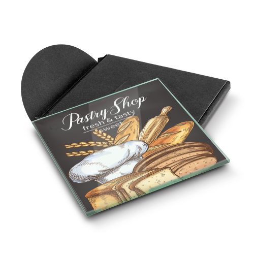 Venice Single Glass Coaster Square – Full Colour -120162